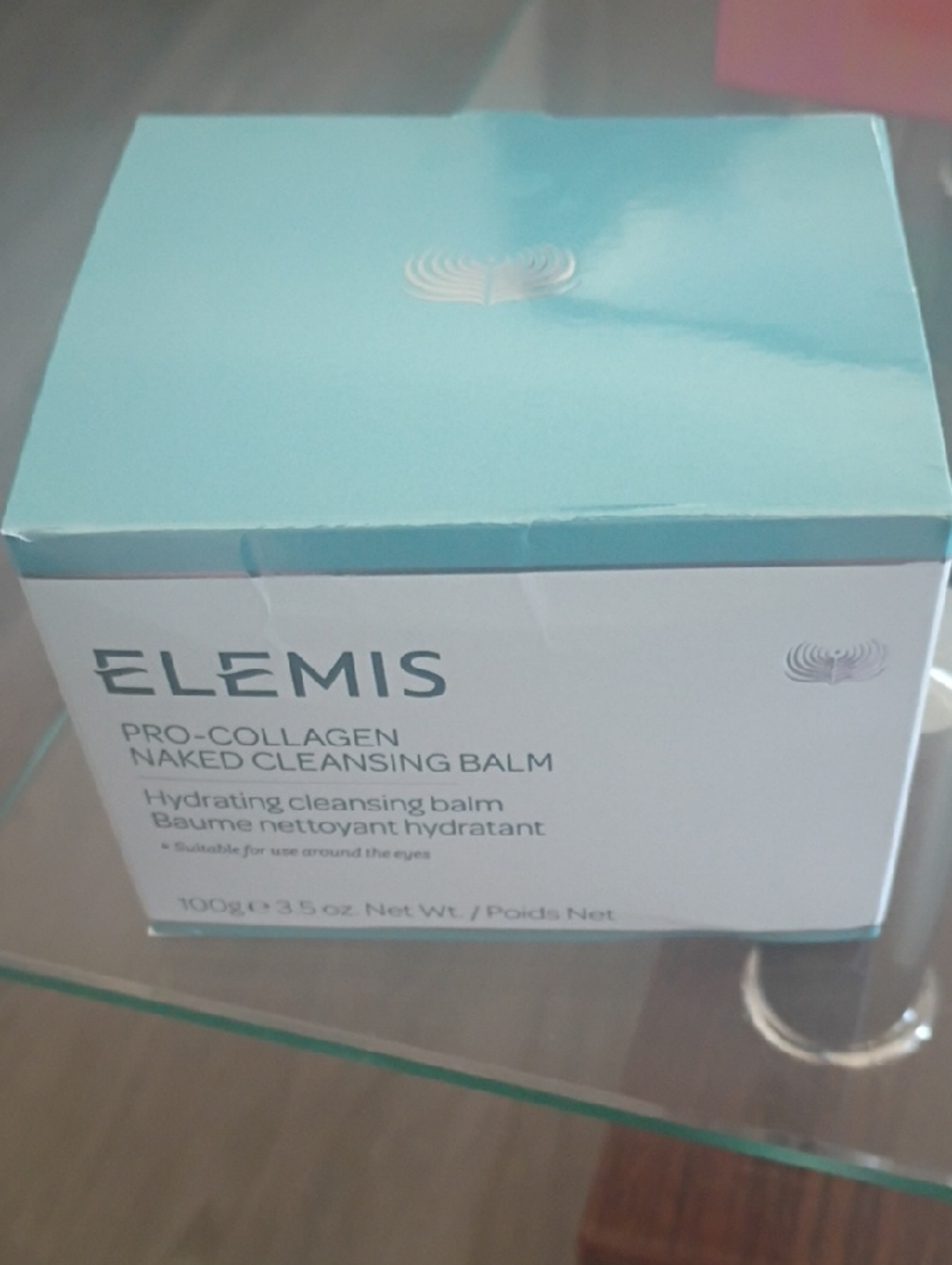ELEMIS Aqua and White Pro-Collagen Naked Cleansing Balm Packaging